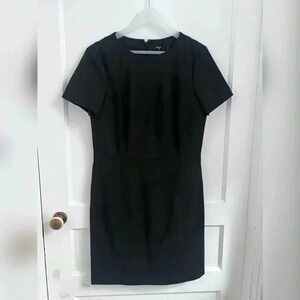 Theory Cassii Shift Sheath Career Wool Black Dress New W/Tag Size 10 $265